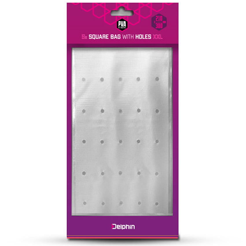 Pungi PVA cu Orificii Delphin N'Tastic XXL, 30x21cm, 5buc/pac