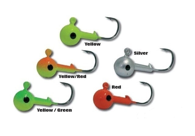 RAPTURE  ROUND JIG HEAD GALBEN FLUO 10gr/2/0x5/SET