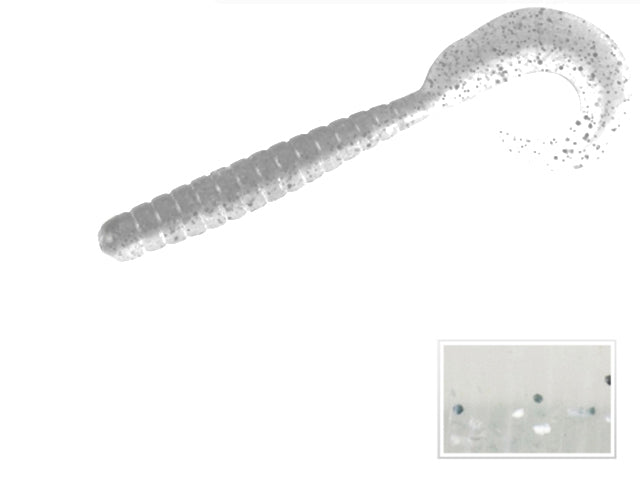 RAZOR GRUB COLMIC 4.5" 11.4cm WHITE SILVER