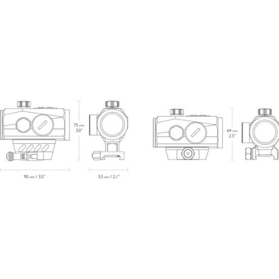 RED DOT SIGHT HAWKE ENDURANCE RD 1X30 DUAL