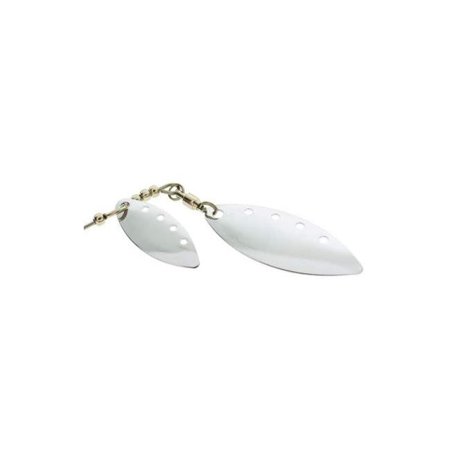 RTB Dual Blade Spinnerbait 16g Silver Black Glitter
