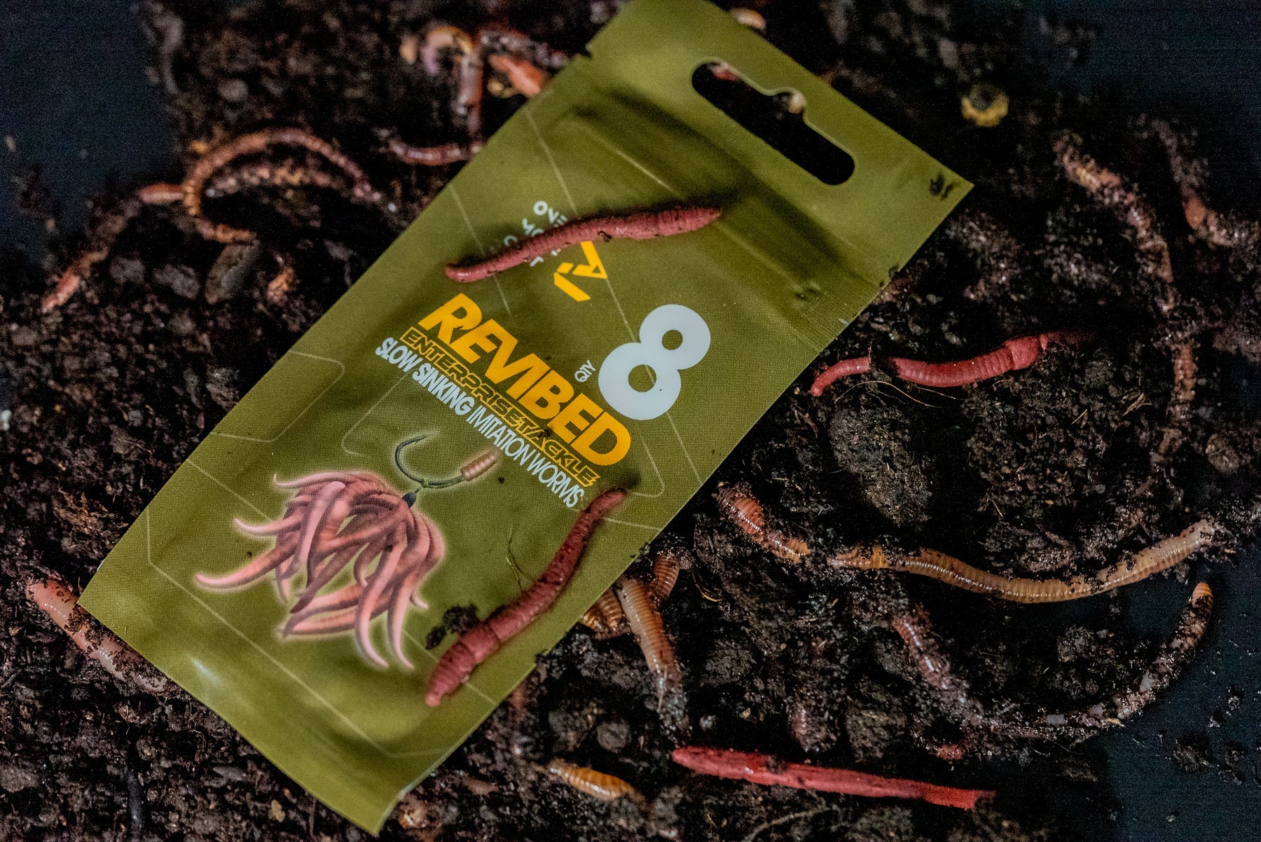 Rame Artificiale ONE MORE CAST Revibed Imitation Worms, 8buc/pac