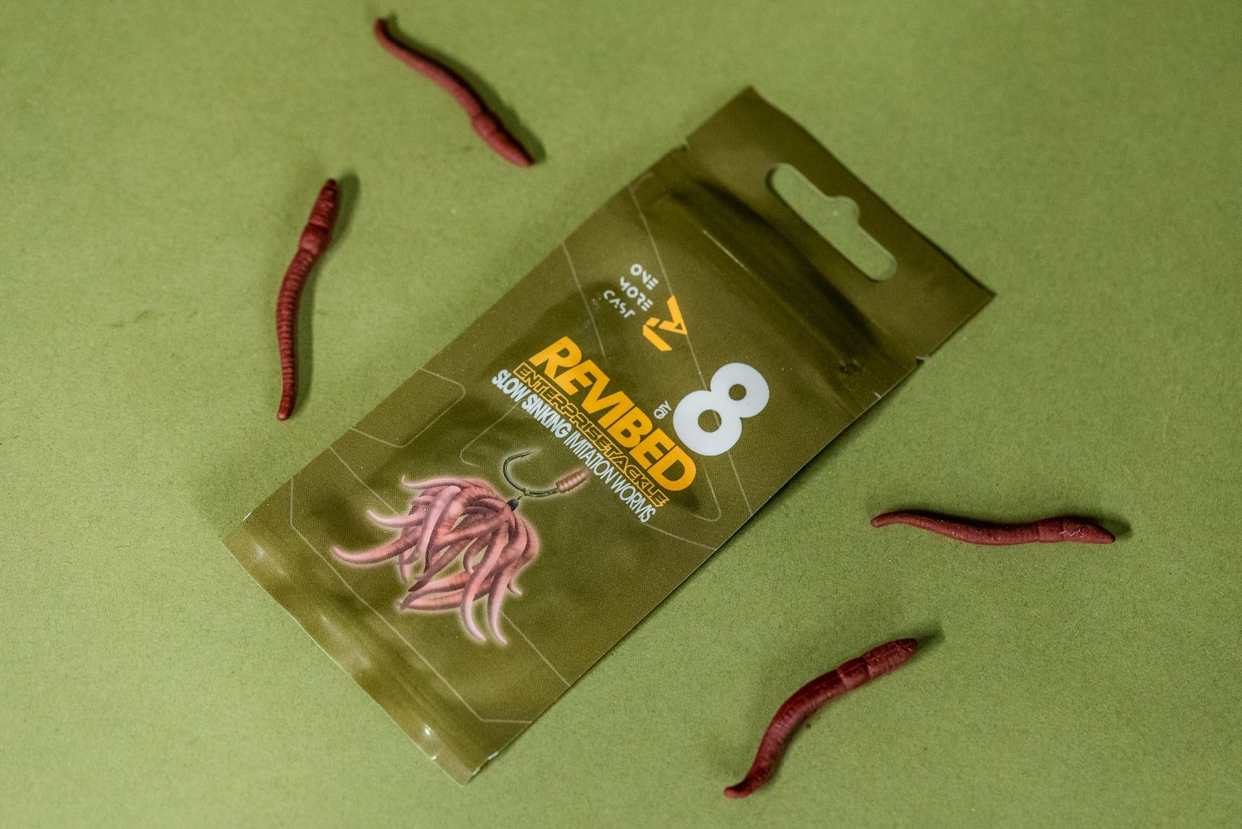 Rame Artificiale ONE MORE CAST Revibed Imitation Worms, 8buc/pac