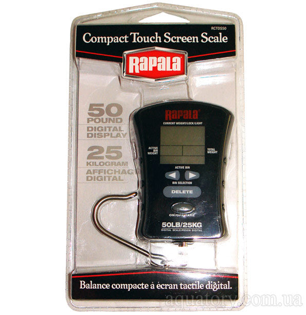 Rapala Cantar digital 25 kg cu memorie Rctds