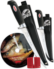 Rapala Cutit pentru filetat lama 15 cm + cutit filetat 10 cm + DVD (cum sa filetezi)