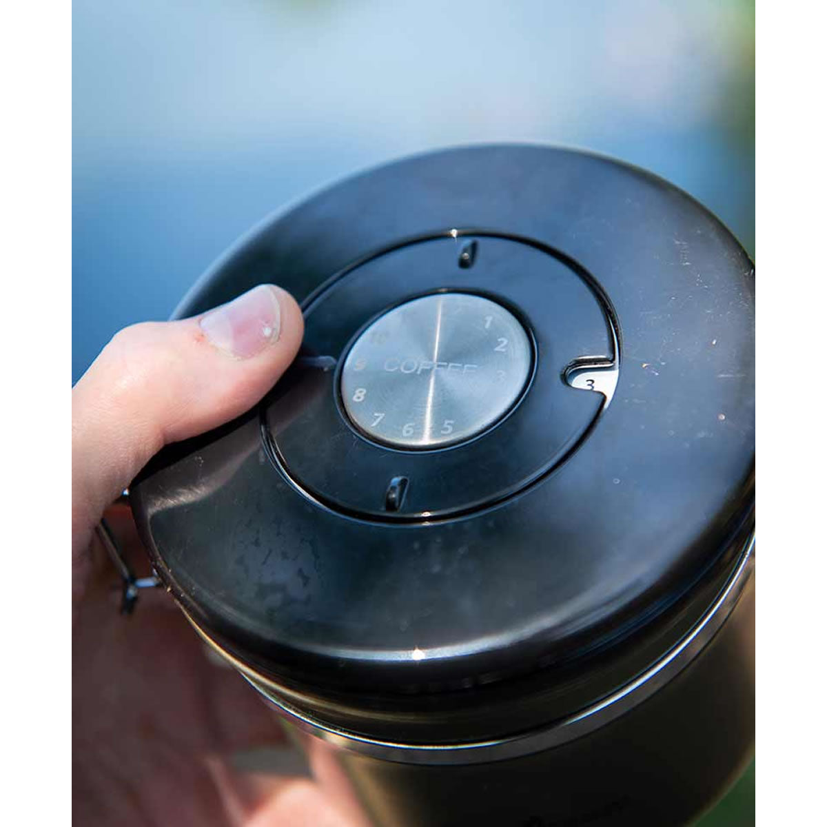 Recipient Inox FOX Cookware Coffee-Tea Khaki Storage, 860ml