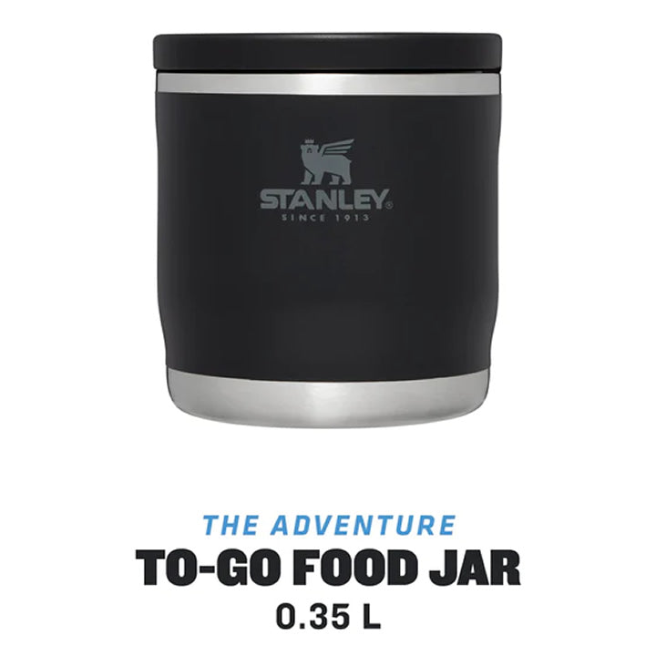 Recipient Termoizolant STANLEY The Adventure To-Go Food Jar 0.35L / 12oz, Black