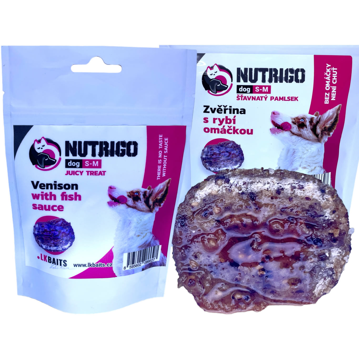 Recompense Caini LK BAITS cu Miez Lichid, Vanat si Peste, S - M, 150g