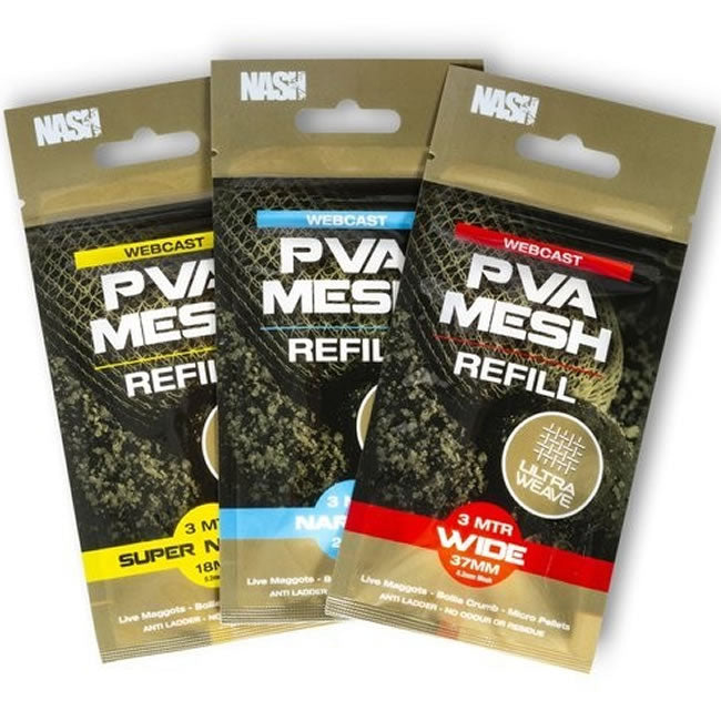 Rezerva Plasa Solubila PVA Webcast Ultra Weave PVA Super Narrow, 18mm x 3m