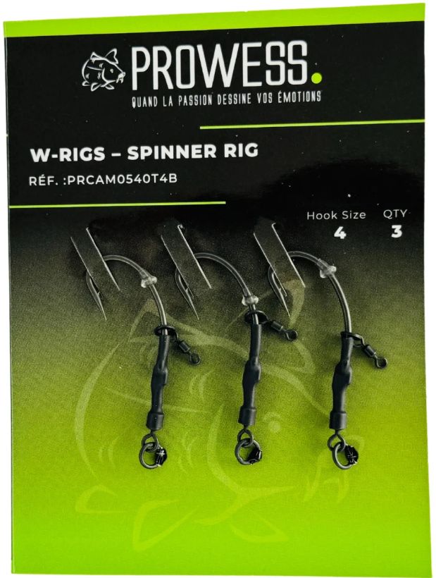 Rig Crap W-Rigs Prowess Ronnie Spinner Rig 3buc/plic