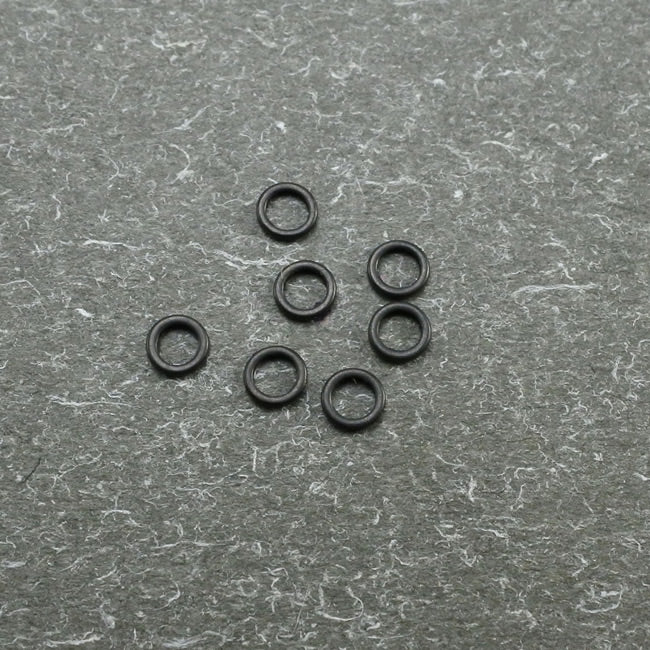 Rig Rings Orange Rotunde 3mm Negru Mat 10buc
