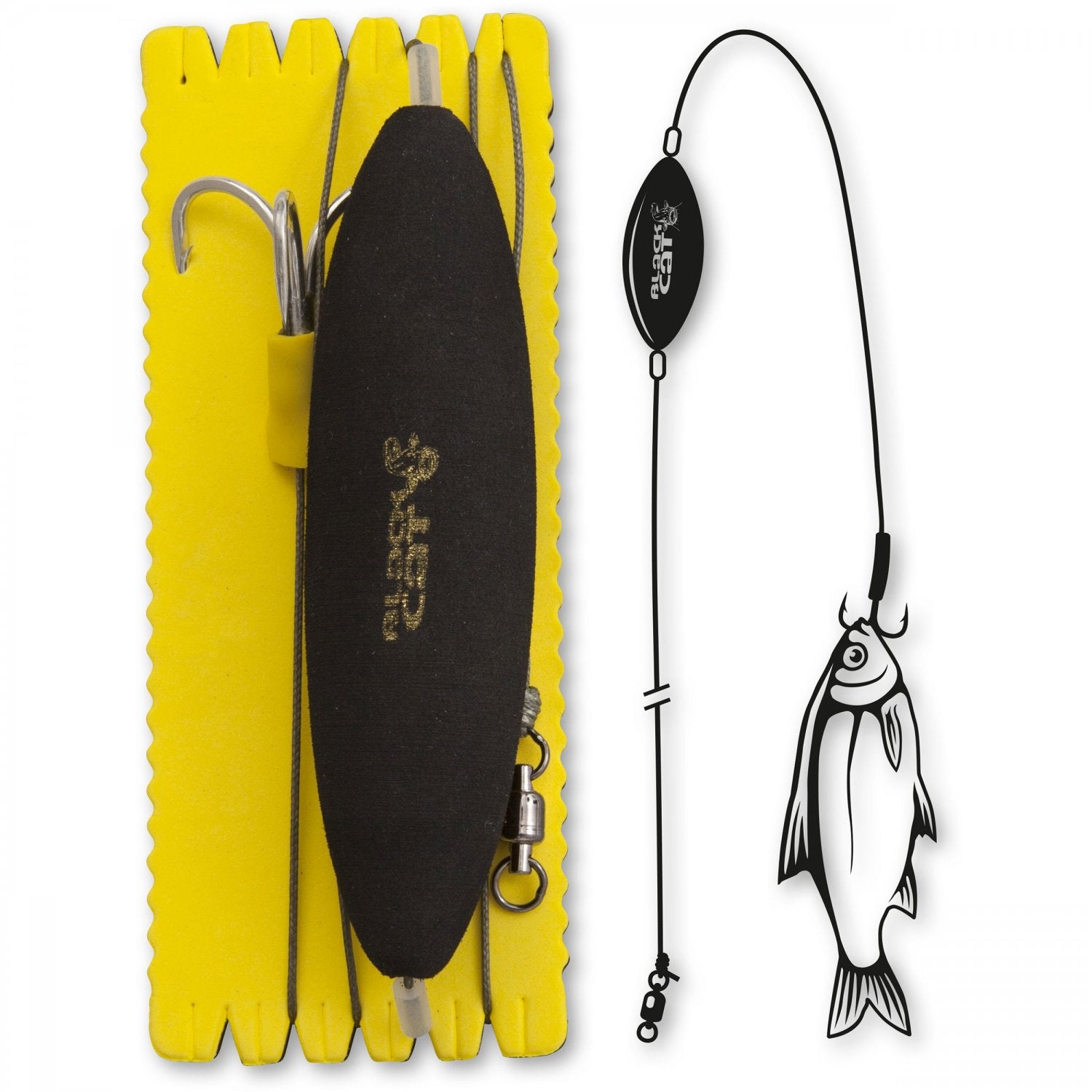 Rig Somn Black Cat U-Float Rig Treble