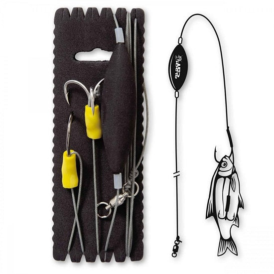 Rig Somn Black Cat 3/0 6/0 Underwater Float Rig XL