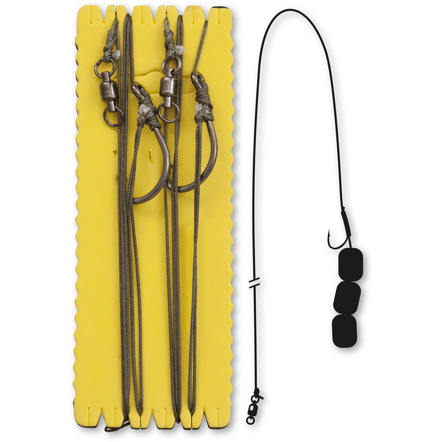 Rig Somn Black Cat Pellet and Chunk Rig Long Hair