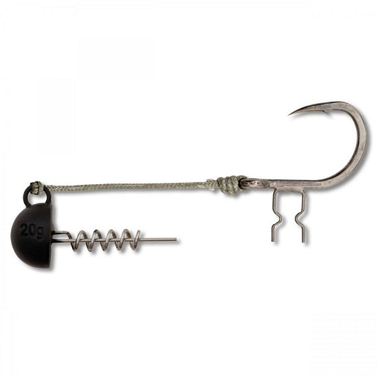 Rig Somn Black Cat 6/0 Shad Claw Rig