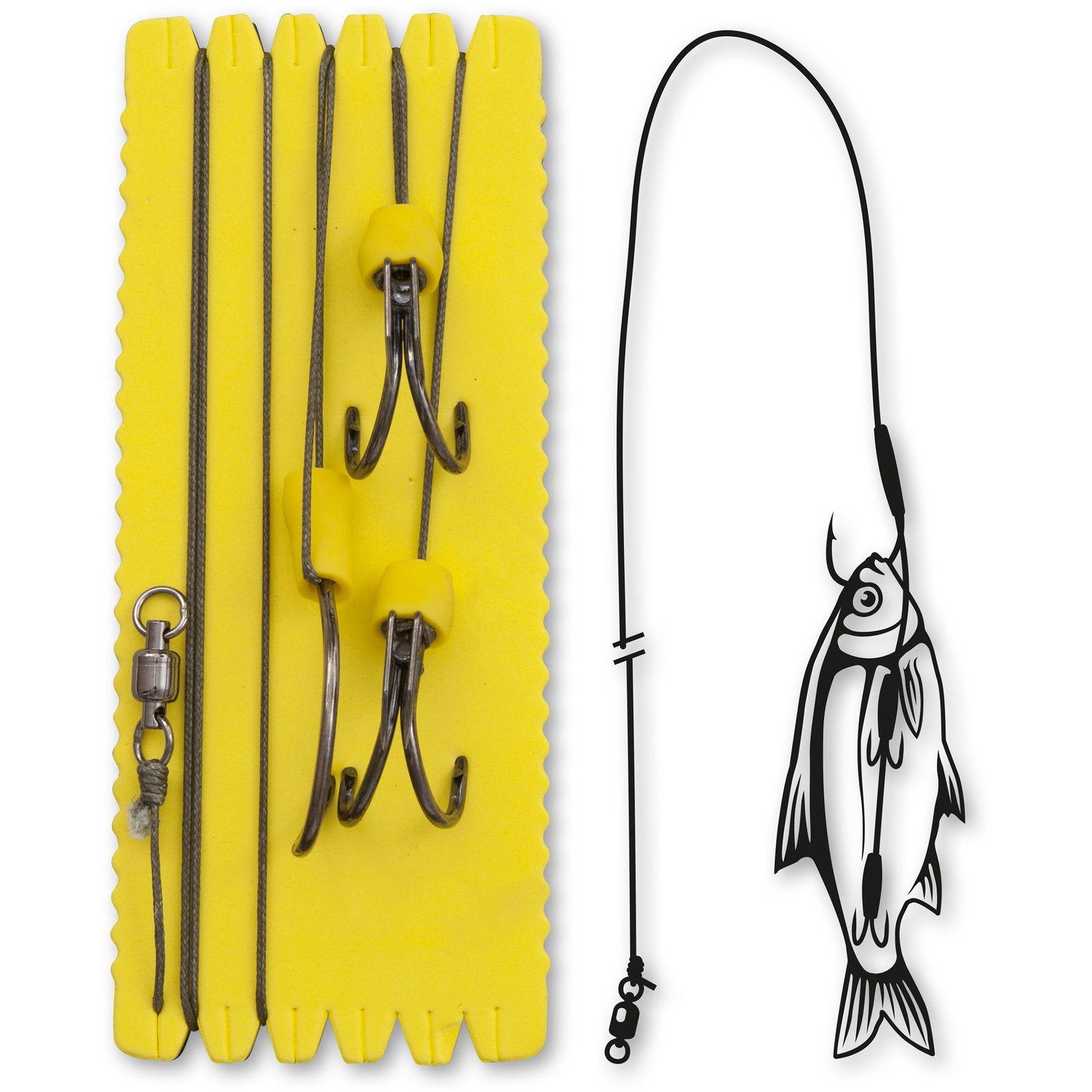 Rig Somn Black Cat 8/0 3/0 3/0 Big Bait Ghost Rig L