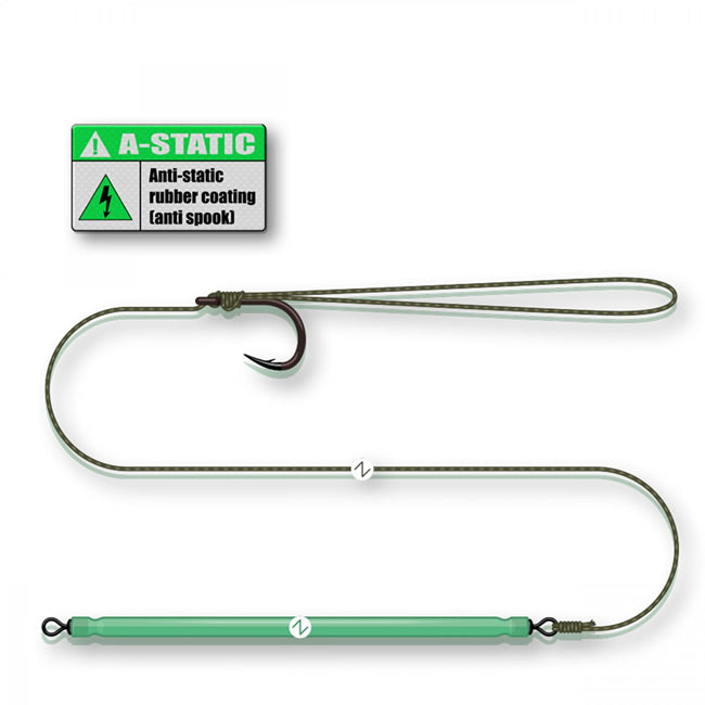 Rig Somn Madcat Standard Pellet Rig A-Static Suspending 55cm 1/0 0.80mm