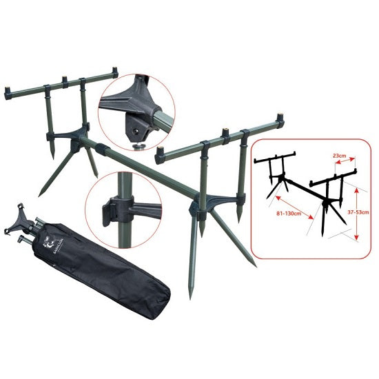 Rod Pod Baracuda RP1 verde 3 posturi