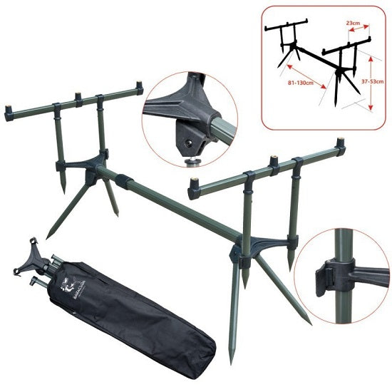 Rod Pod Baracuda RP1 verde 3 posturi