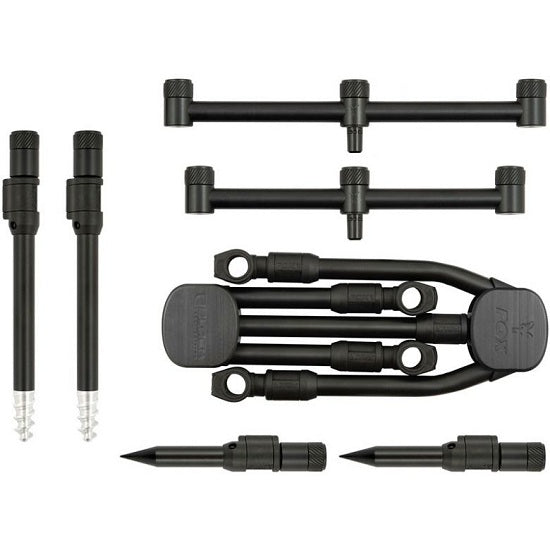 Rod Pod FOX Black Label QR 3 COMPLETE KIT