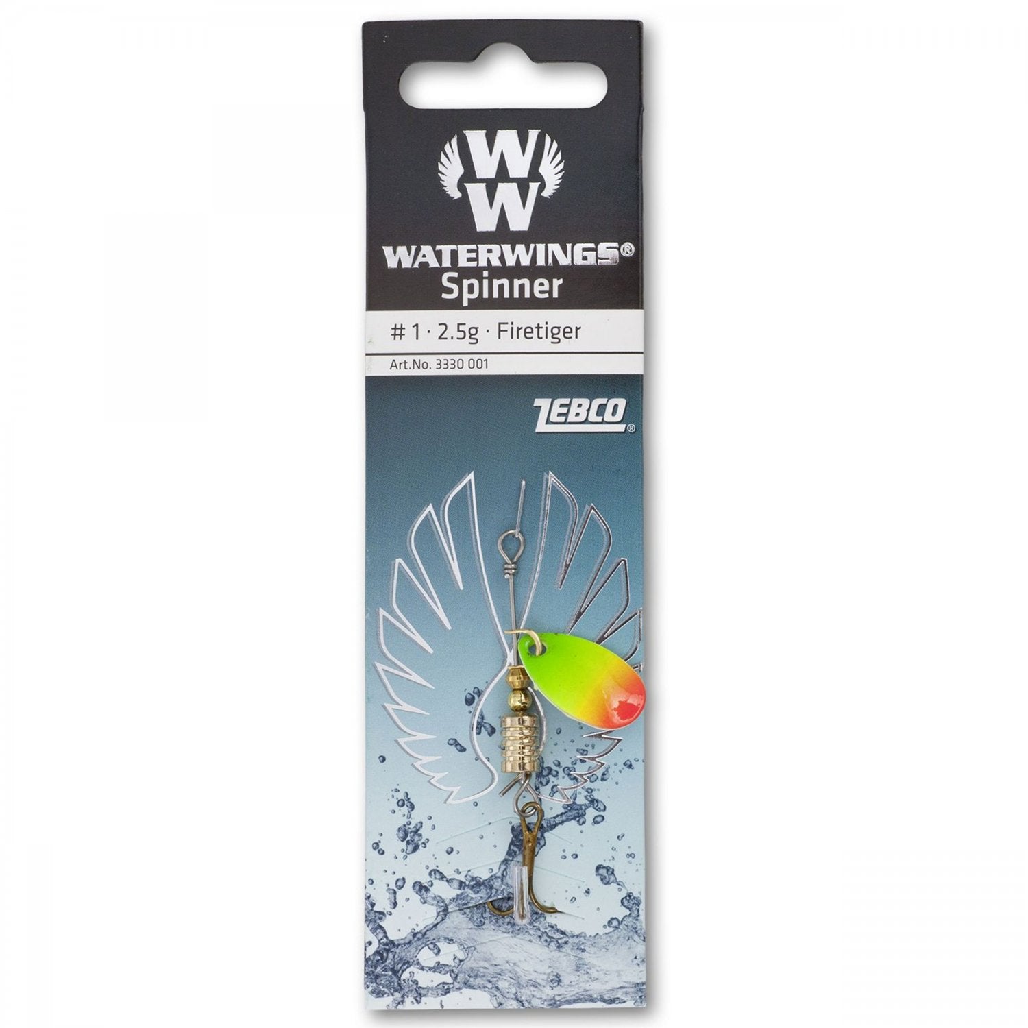 Rotativa Zebco Waterwings Spinner Fire Tiger