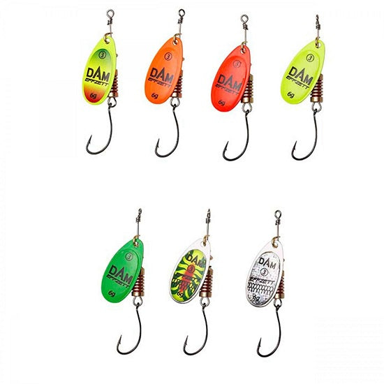 Rotativa DAM Effzett Spinner With Single Hook Green