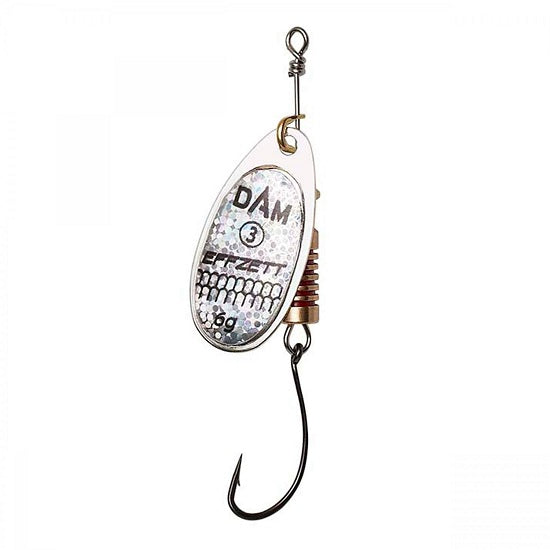 Rotativa DAM Effzett Spinner With Single Hook Reflex Silver