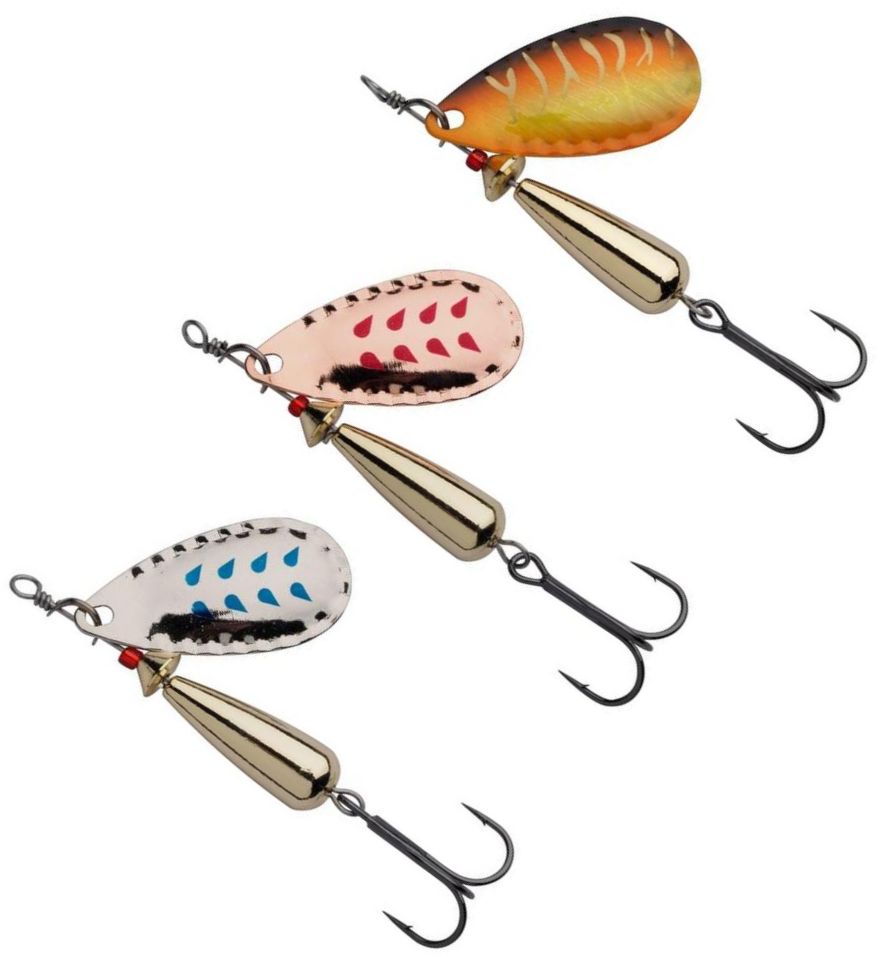 Rotativa Abu Garcia Droppen 3 Pack LF, Assorted, 6g, 4.4cm, 3buc/plic
