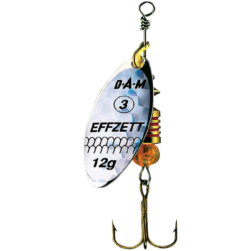 Rotativa DAM Effzett Predator Nr.2, Reflex Silver, 7g