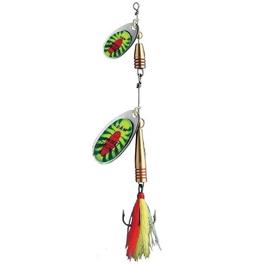 Rotativa DAM Effzett Tandem Dressed Fire Shark, 14gr 