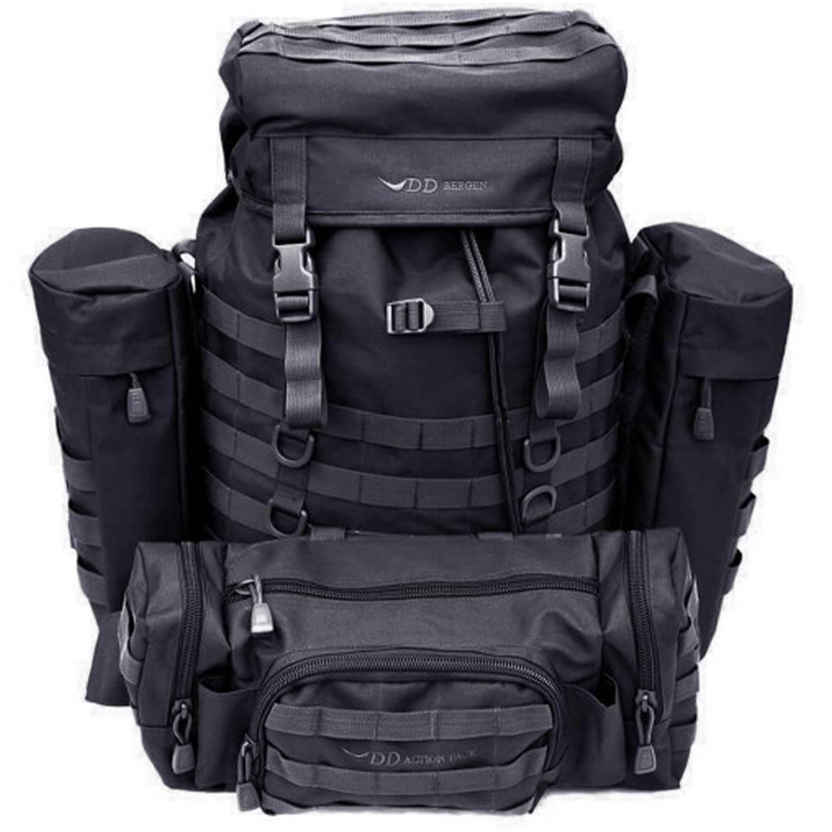 Rucsac DD Hammocks Bergen Negru 55L