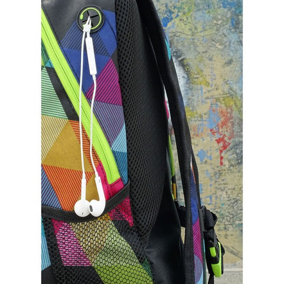 Rucsac Wheel Bee Night Vision Multicolor cu LED 30L