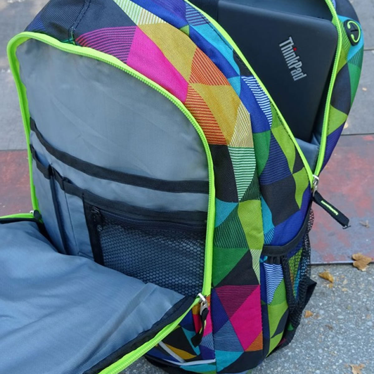 Rucsac Wheel Bee Night Vision Multicolor cu LED 30L