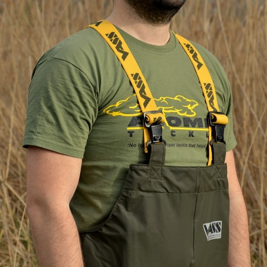 SALOPETA IMPERMEABILA VASS KHAKI EDITION TEAM VASS BIB BRACEW KNEE