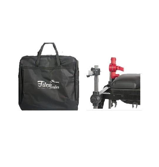 SCAUN FILFISHING FILEXFEEDER CU SUPORT TELESCOPIC + HUSA DE TRANSPORT