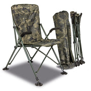 SCAUN SOLAR UNDERCOVER CAMO FOLDABLE EASY CHAIR - HIGH