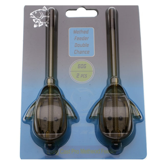 SET 2BUC PRO FL METHOD FEEDER DOUBLE CHANCE 50G