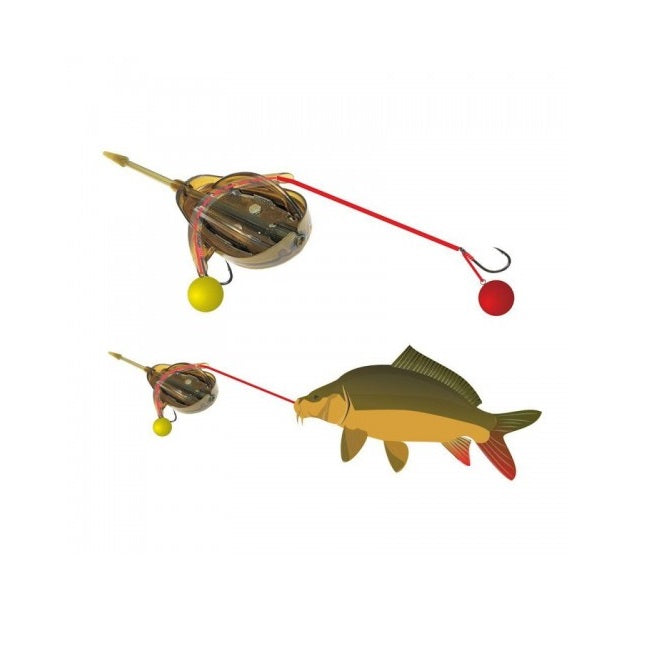 SET 2BUC PRO FL METHOD FEEDER DOUBLE CHANCE 50G
