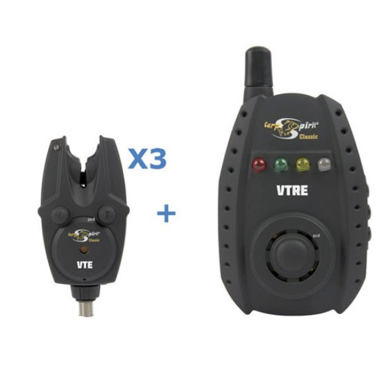 SET 3 AVERTIZORI PLUS STATIE CARP SPIRIT VTE  