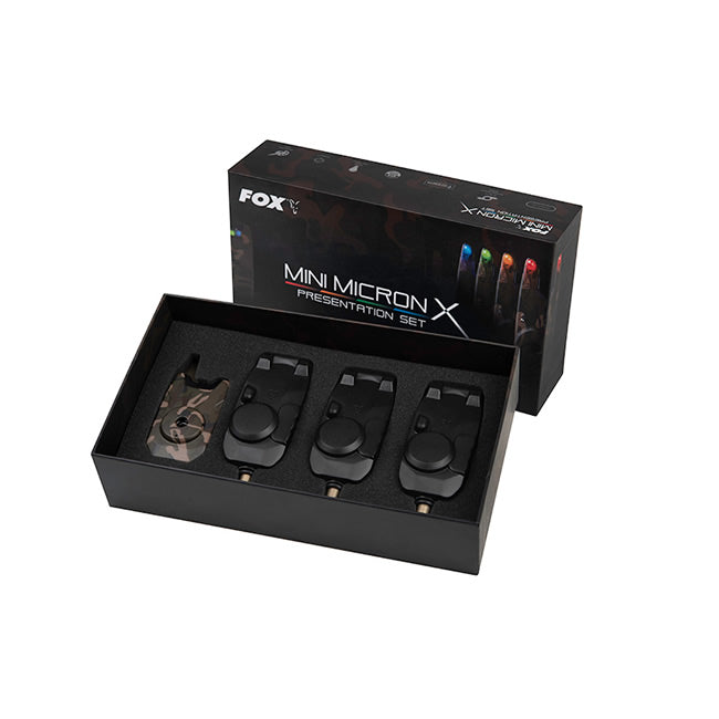 SET AVERTIZOARE FOX MINI MICRON X LIMITE EDITION CAMO 3+1