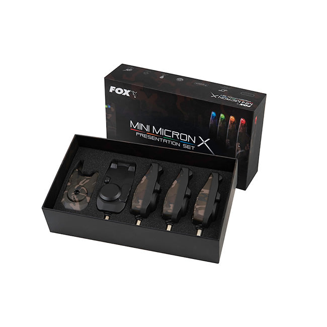SET AVERTIZOARE FOX MINI MICRON X LIMITE EDITION CAMO 4+1