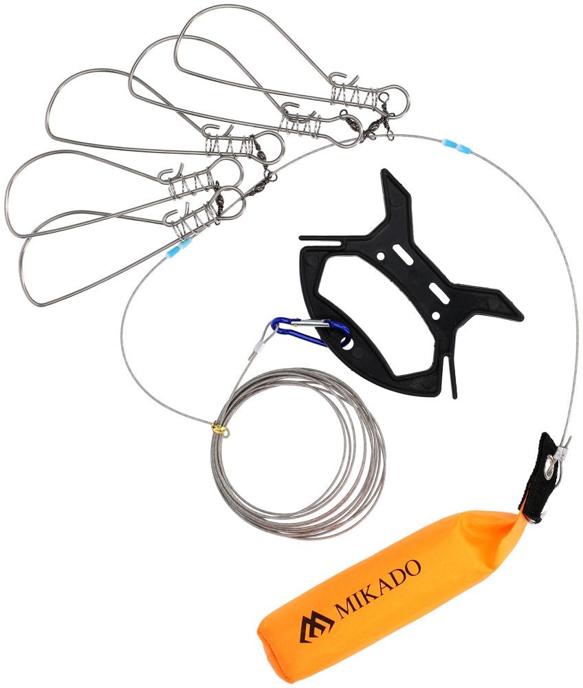 SET DISPOZITIV MIKADO AGRAFE HOLD FISH 14CM 5buc