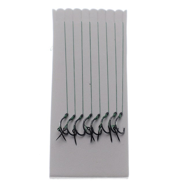 SET PRO FL  8 CARLIGE LEGATE TEXTIL 10CM CU SPIN CARLIG Power Carp Feeder NR 12