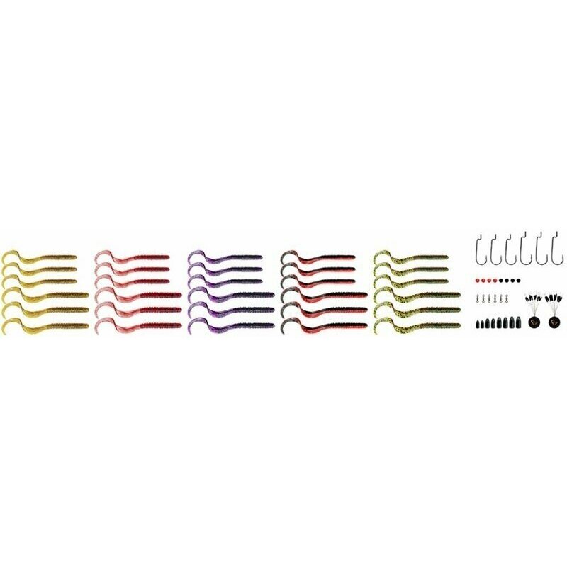 SET SAVAGE GEAR NALUCI SI ACCES. RIB WORM 60BUC