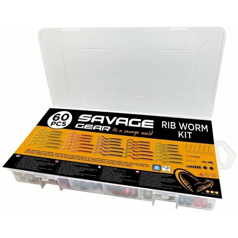 SET SAVAGE GEAR NALUCI SI ACCES. RIB WORM 60BUC
