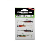 SET SHAD CORMORAN MINNOW S NATURE 7,5CM/5G/CARLIG 1/0 4BUC