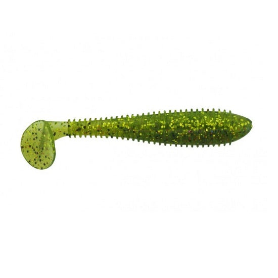SHAD BASS ASSASIN LITL BOSS WB31559 CHARTREUSE TOAD 9CM 6 BUC PLIC