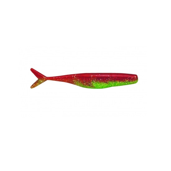 SHAD BASS ASSASSIN SPLIT TAIL SHAD 10CM 8BUC CHARTREAUSE WOODPECKER