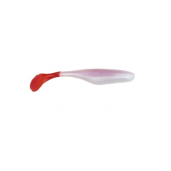 SHAD BASS ASSASSIN TURBO 10CM 10BUC ALBINO FIRE TAIL