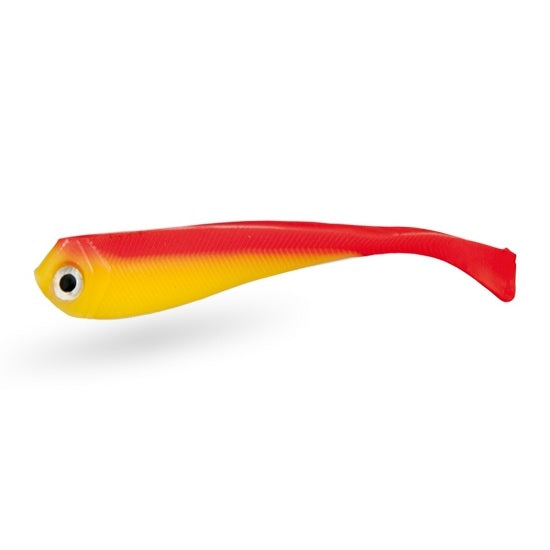 SHAD ENERGO TEAM WIZARD SWIMTAIL MINNOW 9CM RED/YELLOW BELLY